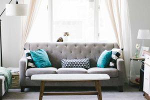 Grey Fabric Sofa